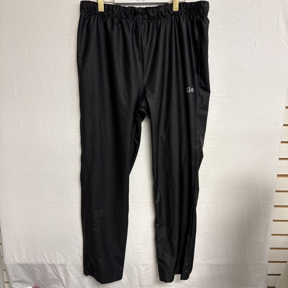 Icewear Iceland GÍGUR Waterproof Rain Pants Unisex Outerwear Black XXL Pull-On